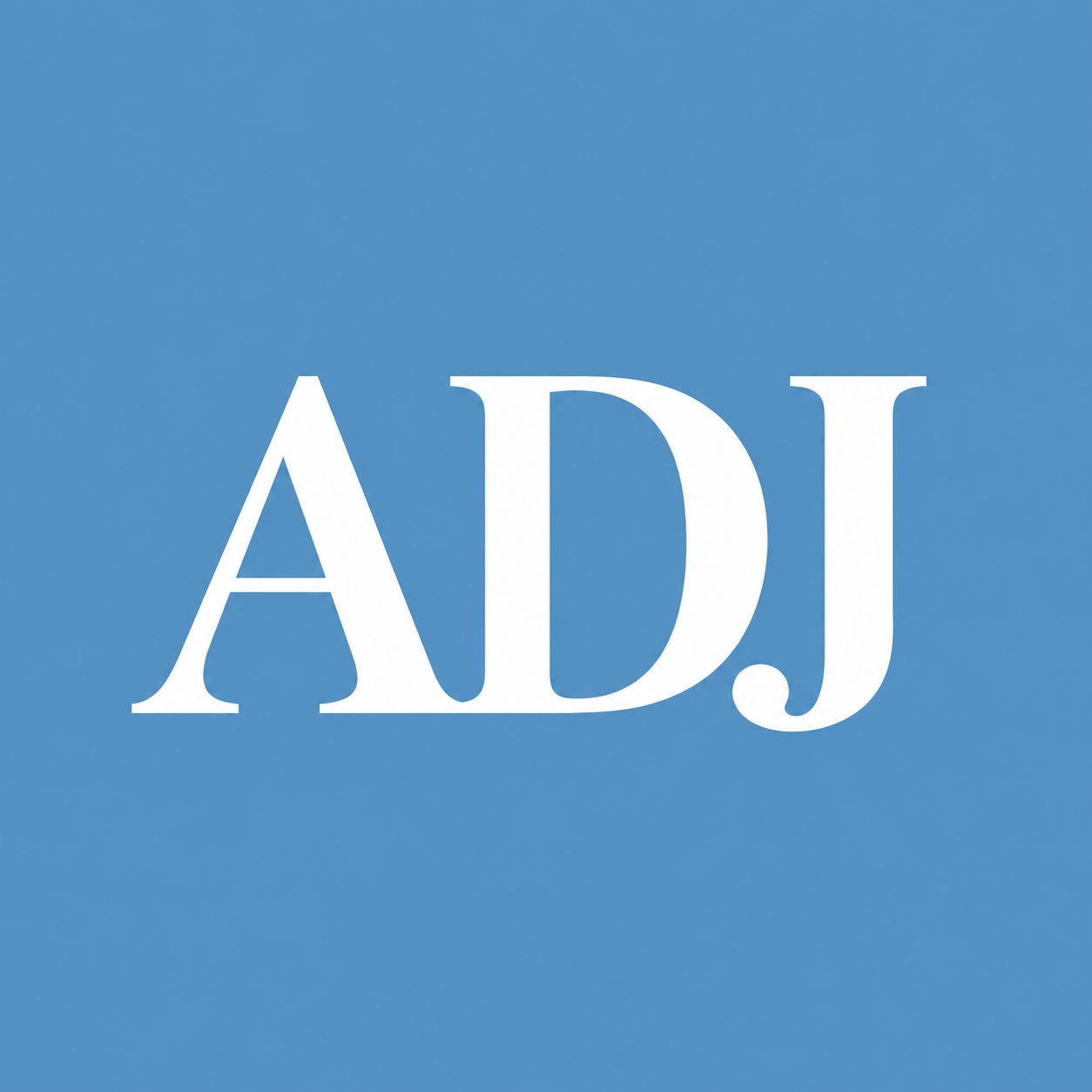 Linked ADJ monogram